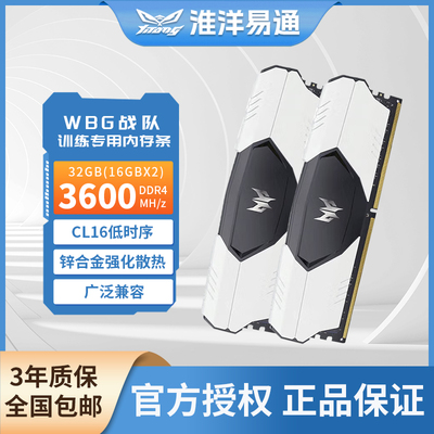 宏碁掠夺者 雷霆战甲3600HZ 32G(16G×2)套 C16 镁光DDR4台式内存