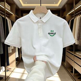 新款 2026夏季 帅气高级翻领POLO衫 男运动休闲半袖 短袖 T恤衫 男士