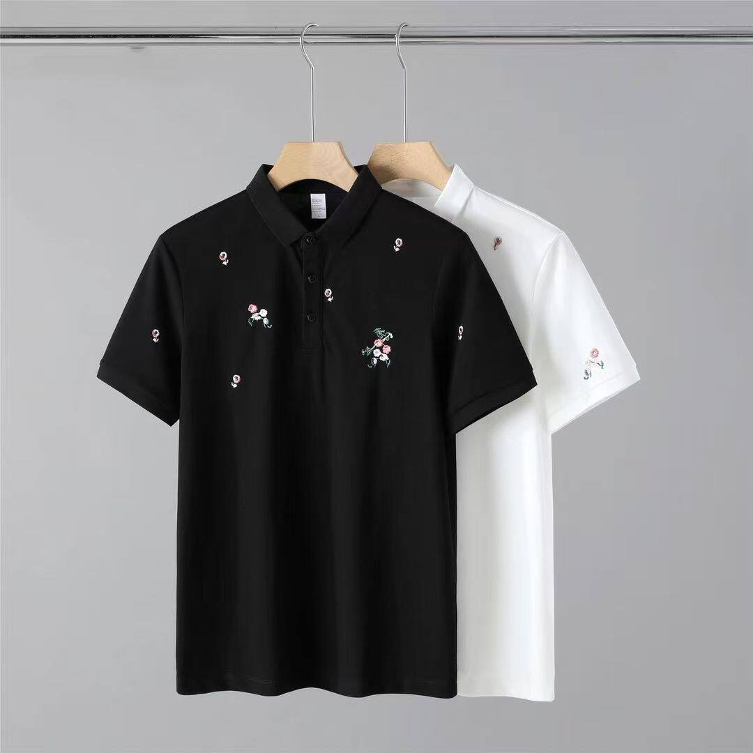 夏季轻奢短袖polo衫男款