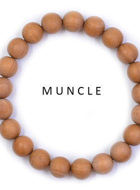 男女款单圈小珠子老山檀手串