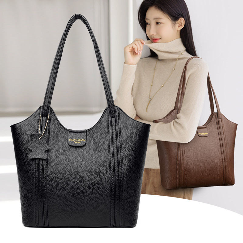 高级感托特包包女式2025新款女包真皮腋下包大容量上班通勤单肩包