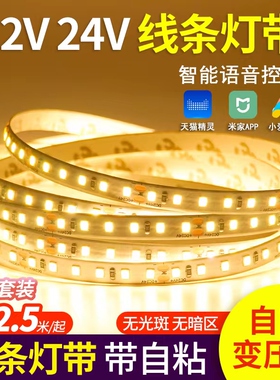 灯带led灯条线形灯低压超亮贴片12v24V条灯线性灯自粘线灯霓虹灯