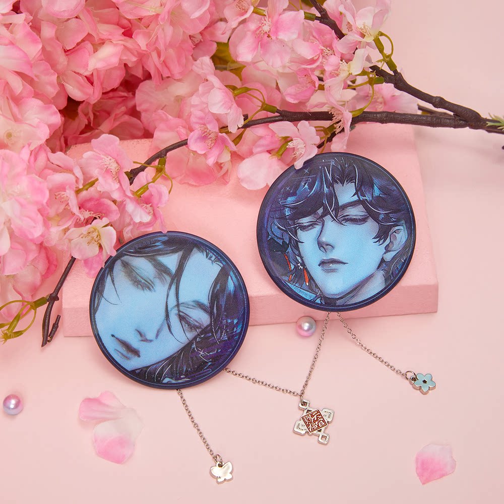 代购现货 bilibili哔哩哔哩 天官赐福漫画 光栅徽章  谢怜花城