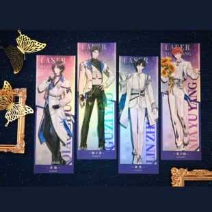 罗森 联动周边 猫耳FM MANTA 徽章吧唧立牌镭射票 LASER 现货