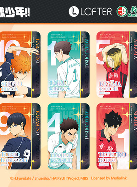 现货 LOFTER 排球少年 伙伴 双闪镭射徽章吧唧 日向翔阳影山飞雄