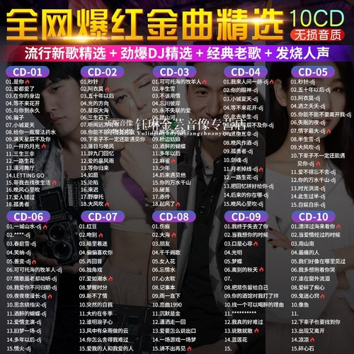 正版汽车载cd碟片dj流行新歌音乐发烧经典老歌无损高音质光碟光盘-封面