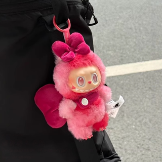 泡泡玛特三代拉布布娃衣前方高能labubu衣服搪胶3.0蝴蝶结套装