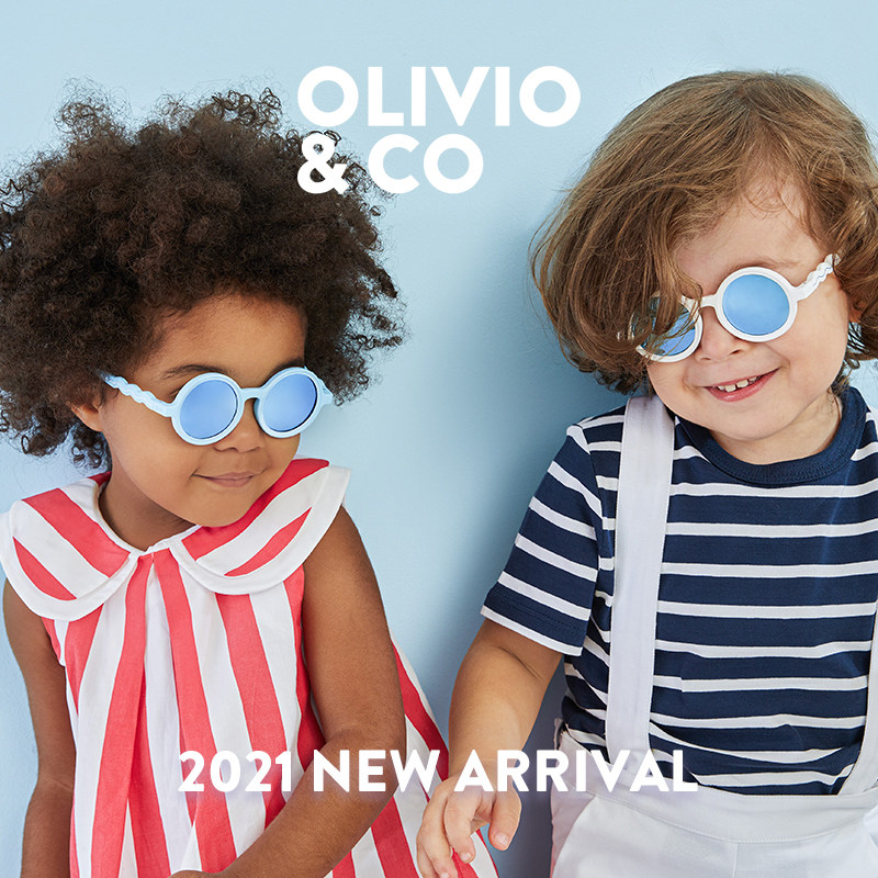 法国olivio儿童成人太阳眼镜防紫外线男女童婴幼儿宝宝防刺眼墨镜