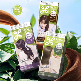 2025新款 日本KAO花王Liese泡沫染发剂彩染流行发色染发膏上色快