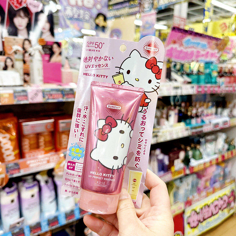 26年新到货 日本本土高丝三丽鸥限定面部防晒乳液啫喱喷雾SPF50+