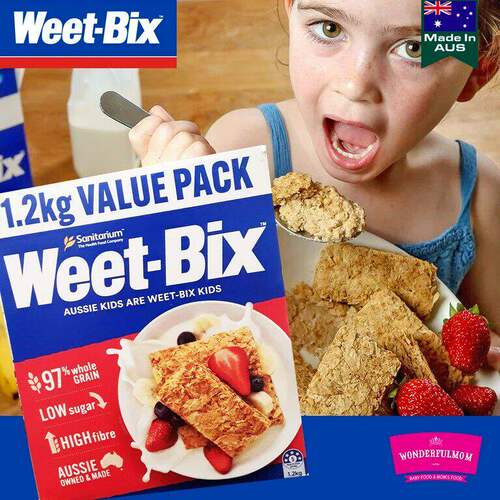 澳洲麦片weet bix即食燕麦片低脂谷物营养健康早餐575g/1.2kg
