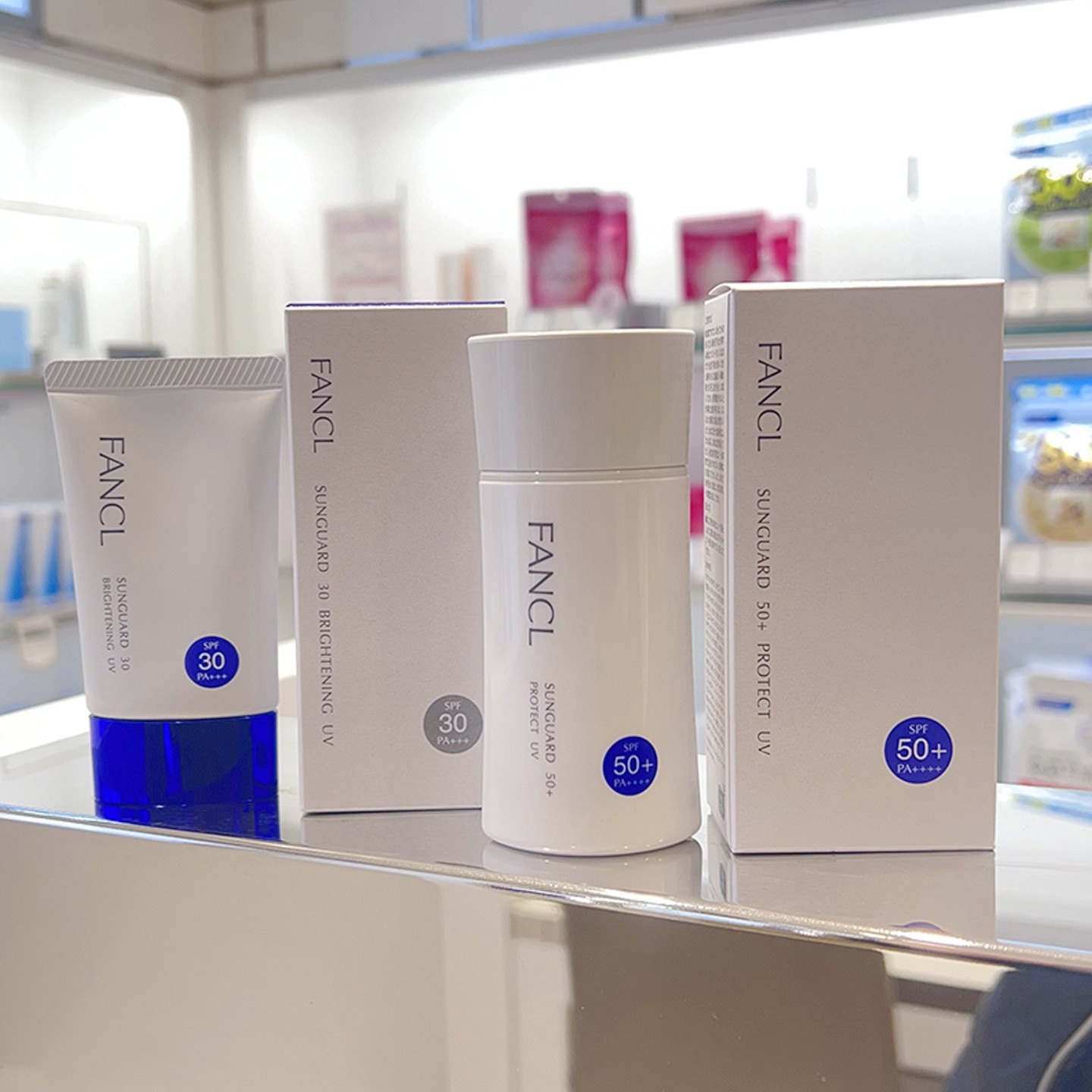 新到货 日本本土FANCL成人无添加物理防晒霜SPF30 30g/50 60ml