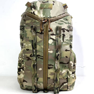 front多功能战术双肩包战术突击包大容量魔术贴户外运动包耐磨