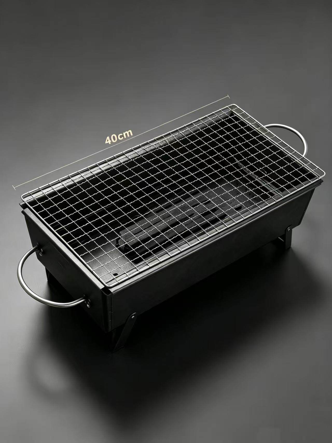 Thickened Barbecue Grill, Commercial Tabletop Heating Skewer Grill, Household Charcoal Outdoor Barbecue Rack, Foldable Portable Oven