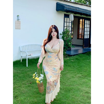 微胖显瘦‘’辣妹不规则长裙‘’