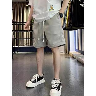新款 简约宽松百搭直筒运动休闲五分裤 美式 男女款 重磅潮流短裤 夏季
