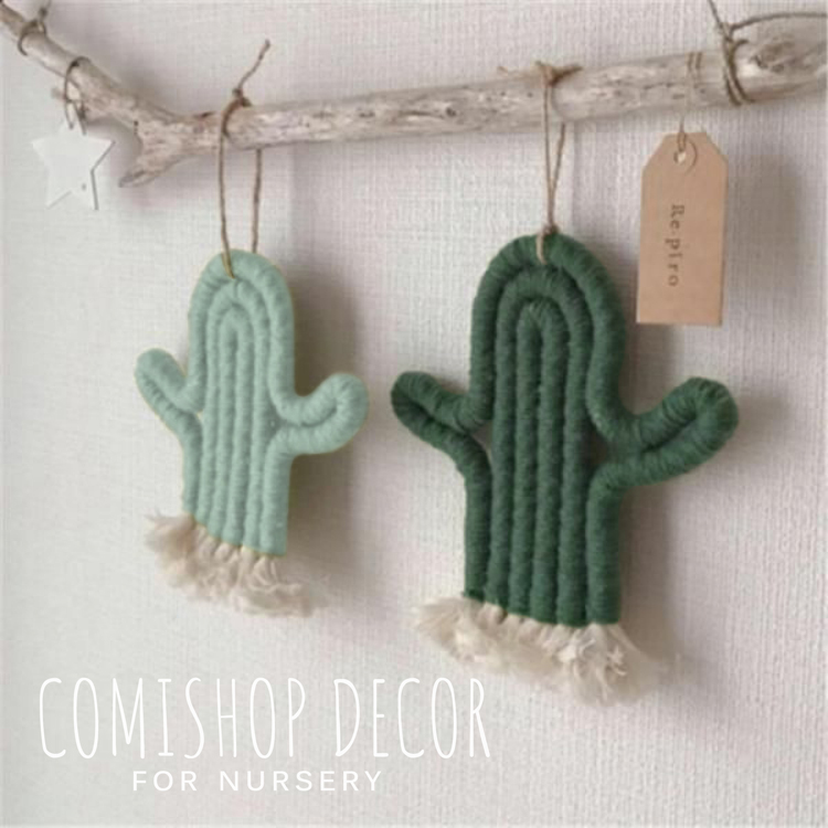北欧同步出口儿童房仙人掌挂饰