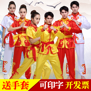 婚庆龙灯 女打鼓服演出服男秧歌锣鼓腰鼓舞狮民族服装 新款 舞龙服装