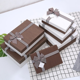 长方形礼品盒大号礼物包装盒子衣服围巾礼盒生日礼物盒文艺小清新