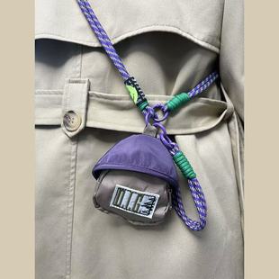 手机挂绳斜挎马卡龙书包零钱包耳机包口红包证件包袋挂扣书包