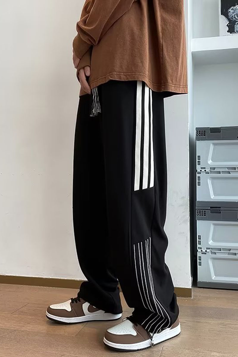 2023春季韩版百搭侧拉条束脚裤休闲裤运动裤卫裤男k205p40,男装休闲裤,星座204-6