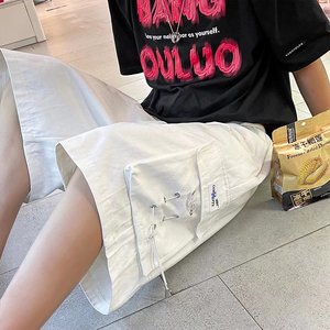 2023夏季日系工装短裤男韩版大口袋宽松休闲5分裤dk02p35
