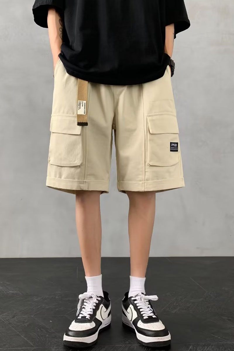 大口袋工装短裤2024夏季日系五分裤宽松休闲短裤dk923p40,男装休闲裤,星座204-6