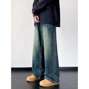 春季 男nk204 牛仔裤 潮流休闲百搭宽松直筒裤 p35 男韩版 网图