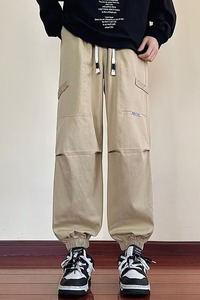 男裤秋季休闲裤直筒长裤运动裤男冲锋裤k873 p55图片