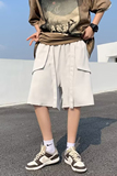 2024夏季系工装短裤男韩版大口袋宽松休闲运动5分裤潮dk86p30，男装休闲裤，星座204-6