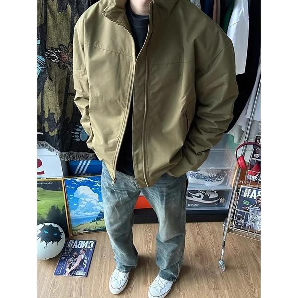 网图美式复古潮牌宽松休闲百搭夹克外套jk5048 p65