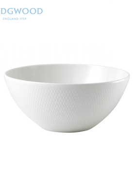 Wedgwood威基伍德Gio蜂巢系列16cm汤碗单只装 简约风纯色骨瓷大碗