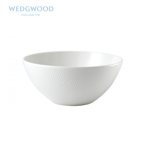 wedgwood蜂巢系列纯色骨瓷汤碗
