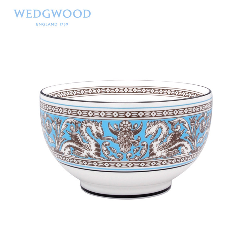 Wedgwood英产丝绸之路骨瓷米饭碗