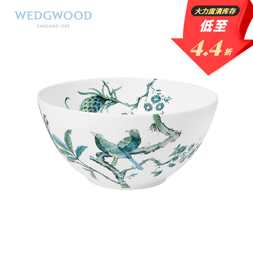 【清库】Wedgwood翠玉凤凰白色碗