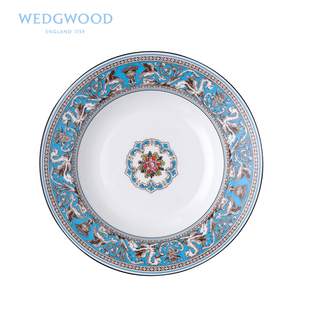 23cm深盘单只 英产Wedgwood丝绸之路骨瓷20 家用骨瓷热菜汤盘餐具