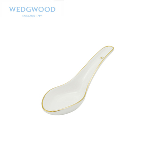汤匙单只 Wedgwood威基伍德骨瓷中式 家用小瓷勺筷架筷托味碟茶漏