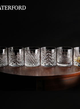 Waterford沃特福德 Lismore 鉴赏家系列威士忌酒杯6只装 礼盒装