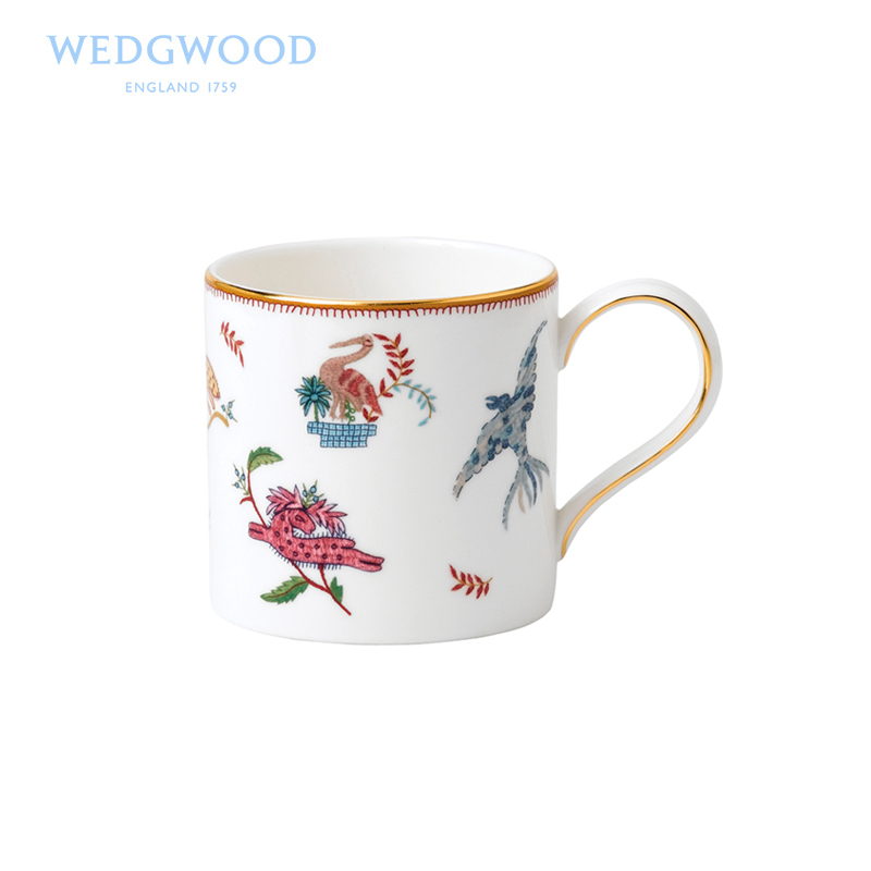 WEDGWOOD威基伍德神话瑞兽马克杯骨瓷欧式咖啡杯茶杯水杯家用杯子