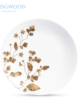 WEDGWOOD王薇薇VeraWang灿金花园骨瓷20-27cm盘欧式餐具家用摆台