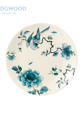 Wedgwood威基伍德Blue Bird蓝鸟21/28cm平盘单只装个性田园风盘子