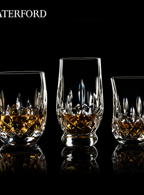 Waterford沃特福德 Lismore 鉴赏家酒杯2只装烈酒杯威士忌酒杯