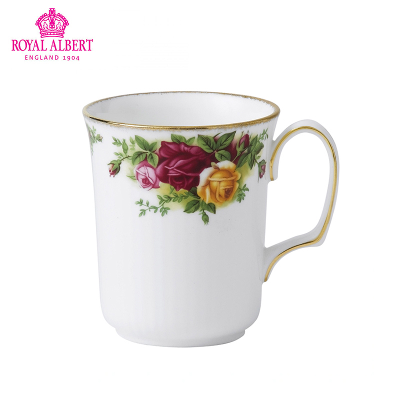 阿尔伯特骨瓷老镇玫瑰马克杯水杯