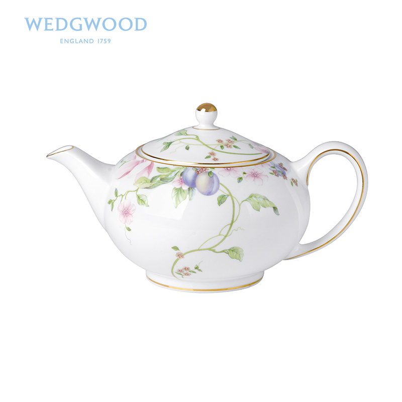 Wedgwood甜梅骨瓷茶壶