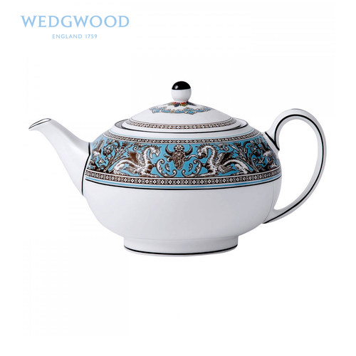 Wedgwood英产丝绸之路骨瓷茶壶