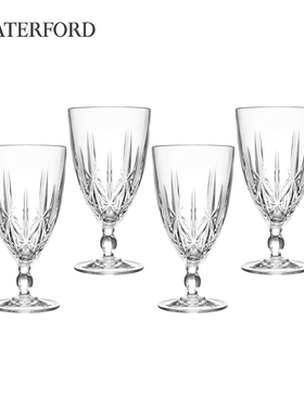 Waterford沃特福德Marquis闪烁冷饮杯4只装 家用聚会水晶饮料杯