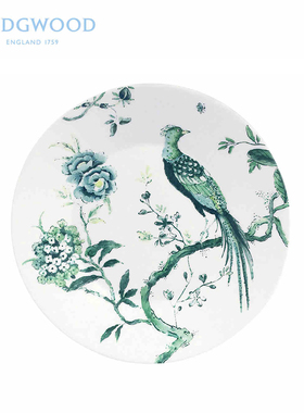 Wedgwood威基伍德Jasper conran翠玉凤凰白色23cm骨瓷果盘展餐盘