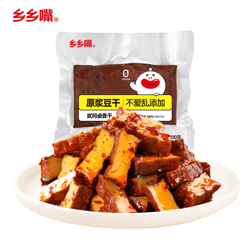 乡乡嘴虎皮豆干解馋小零食
