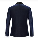 新郎西服男士西装套修身结婚礼服商务休闲帅气西装男X41特P100，男装西服，星座1217-1