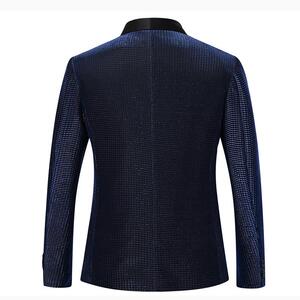 新郎西服男士西装套修身结婚礼服商务休闲帅气西装男X41特P100图片